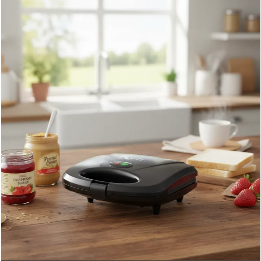 Sanduicheira Grill Quality Koti Preta 750w - 110v ou 220v