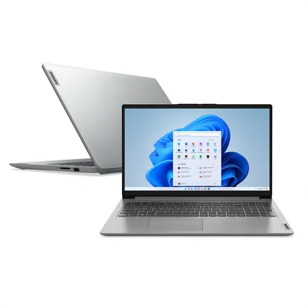 Notebook Lenovo Ideapad 1 15iru7 Intel Core I3-1315u 8gb 256gb Ssd Windows 11 15.6 - 83qj0001bo Cloud Grey