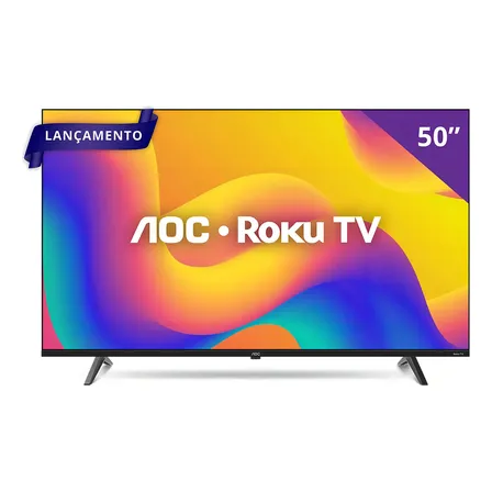 Smart Tv 50 Aoc 4k Dled 50u7045/78g Roku Tv Quad