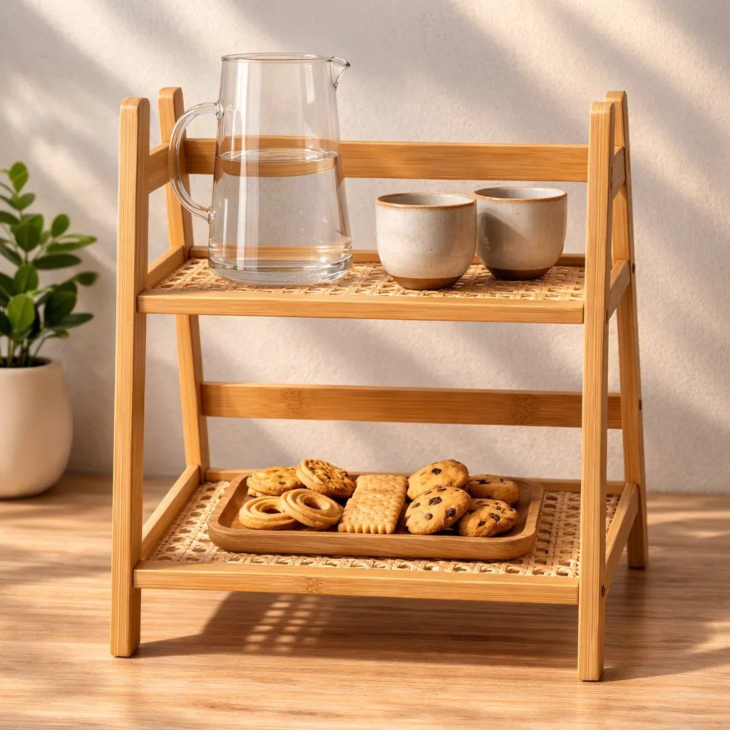 Prateleira Organizador Multiuso Bambu Cozinha Banheiro