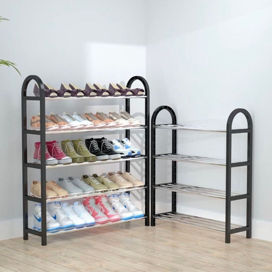 Sapateira 4 ou 5 Andares Multiuso Desmontável Organizadora Multiuso Sapatos Livros Brinquedos
