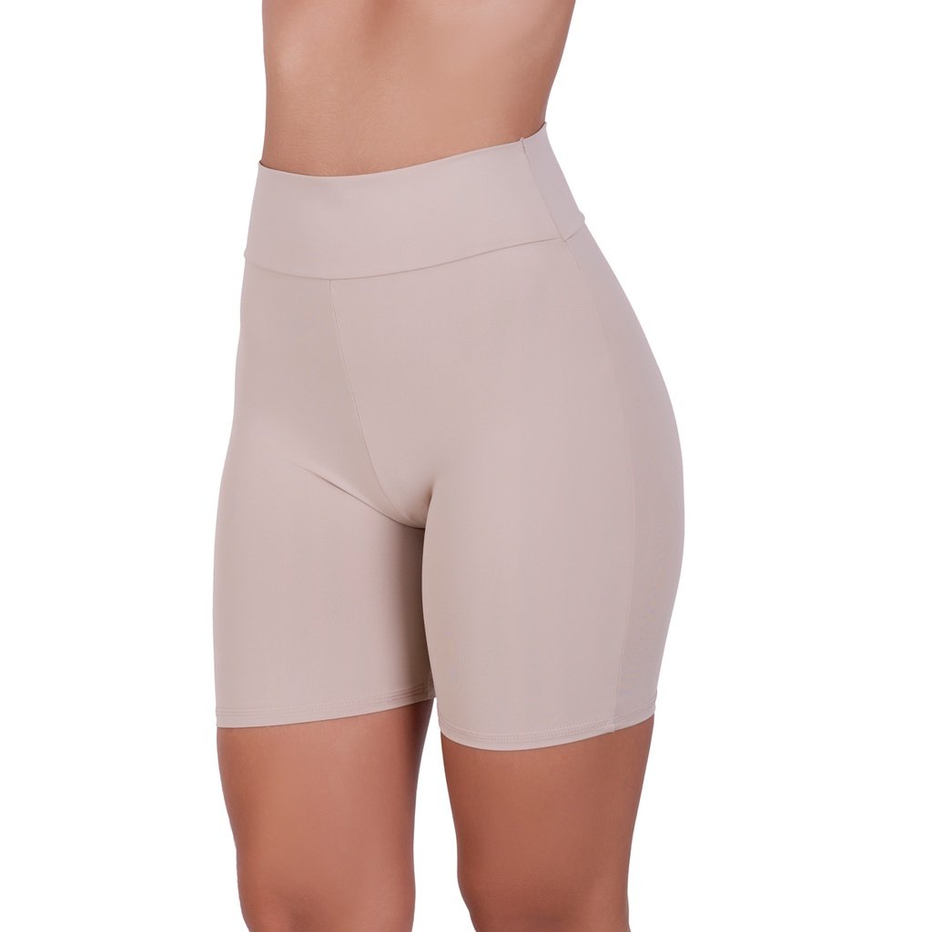 Short Anágua Modeladora Cintura Alta Segunda Pele Térmica