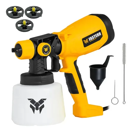 Pistola Elétrica De Pintura Fasterr 1,4l 550w Fst054br 110v Amarelo 127v