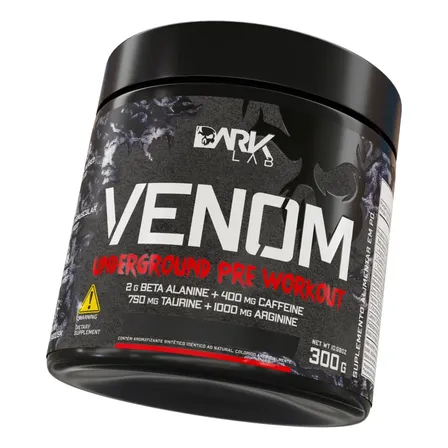 Pre Treino Venom Underground 300g Mango Loko Dark Lab - 60 Doses