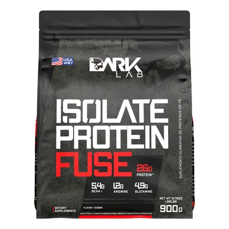Whey protein Dark Lab Isolate Fuse em pó sabor Morango x 900g